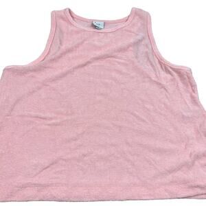A New Day Women's Blush Pink Terry Racerback Tank Top - Size XXL - NWT